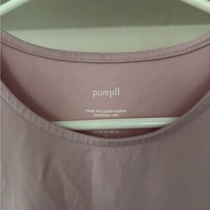 Pure Jill Pink Long-Sleeve Tee